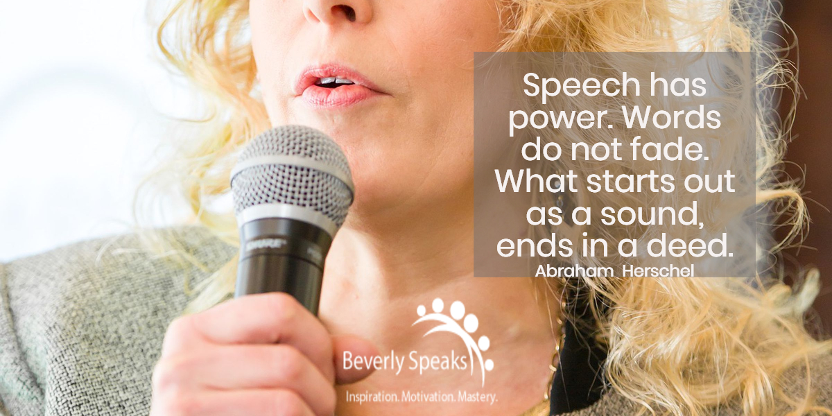 The Power of Your Voice Beverly Speaks
